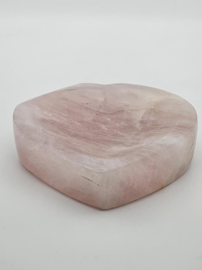 Rose Quartz Heart Shaped Bowl
