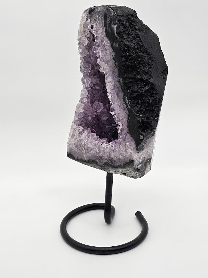 Amethyst Geode on a stand