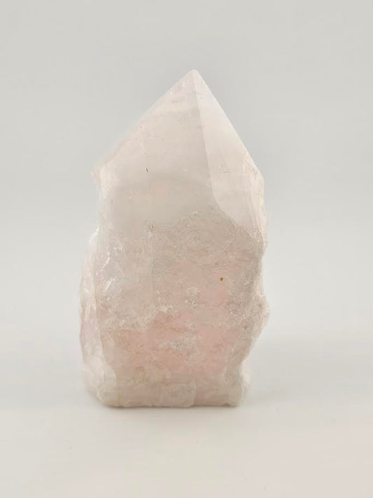 Rose Quartz Cut Base Point