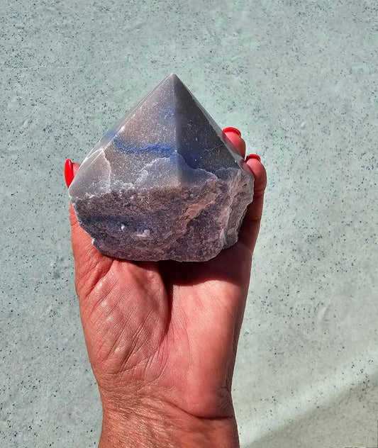 Blue Aventurine Cut Base Point