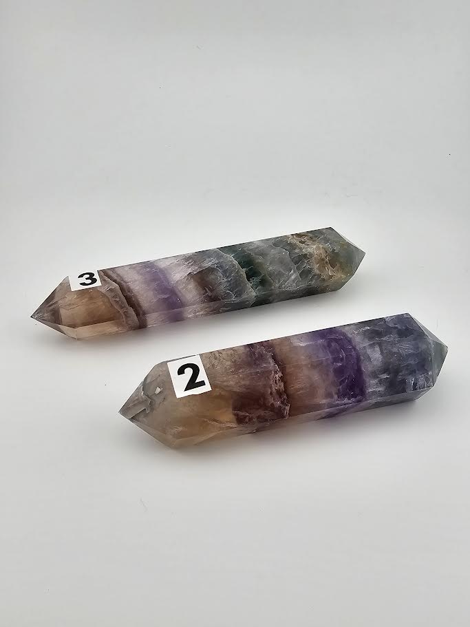 Rainbow Fluorite Double Point