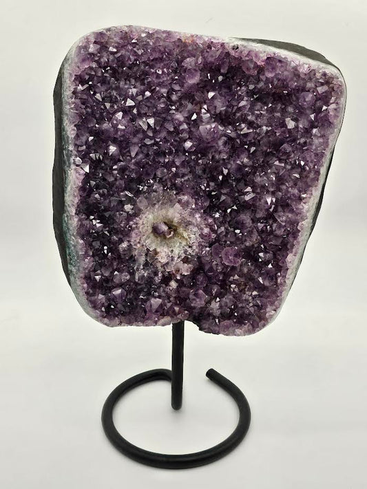 Amethyst Geode on a stand