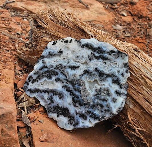 Zebra Lace Agate Slab