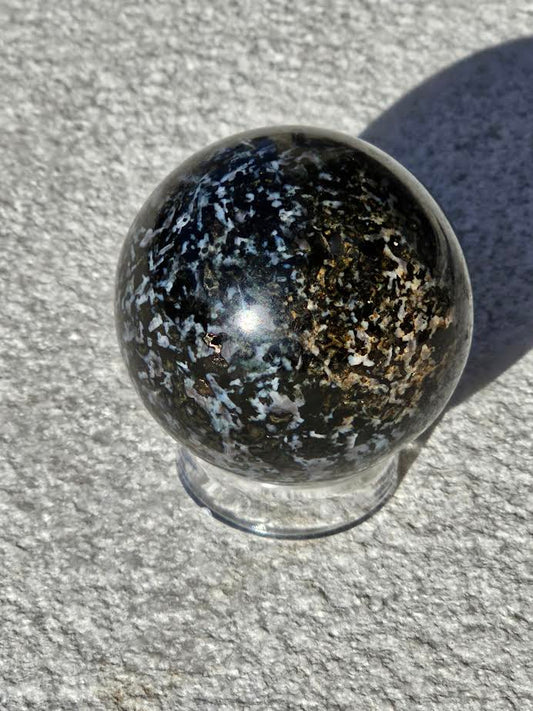 Indigo Gabbro Sphere