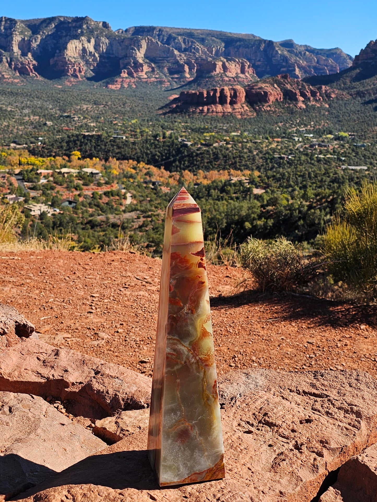 Green Onyx Obelisk