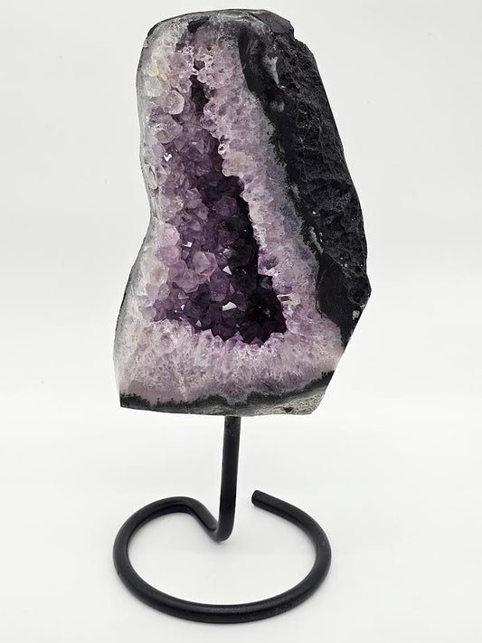 Amethyst Geode on a stand