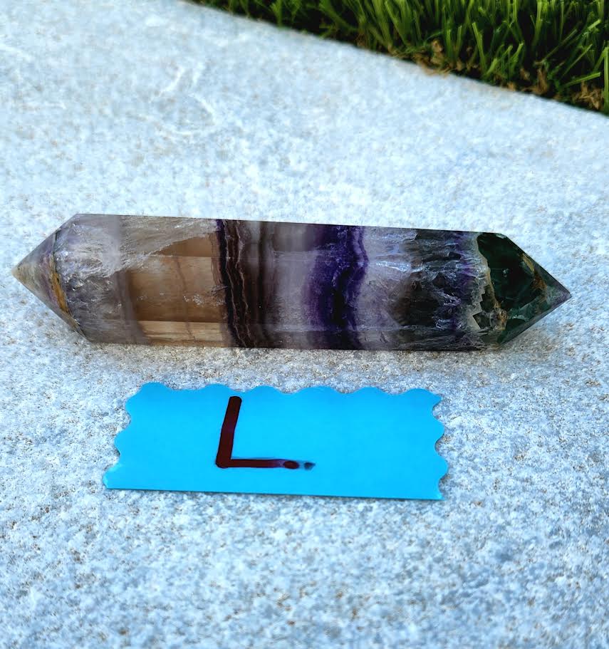 Rainbow Fluorite Double Point