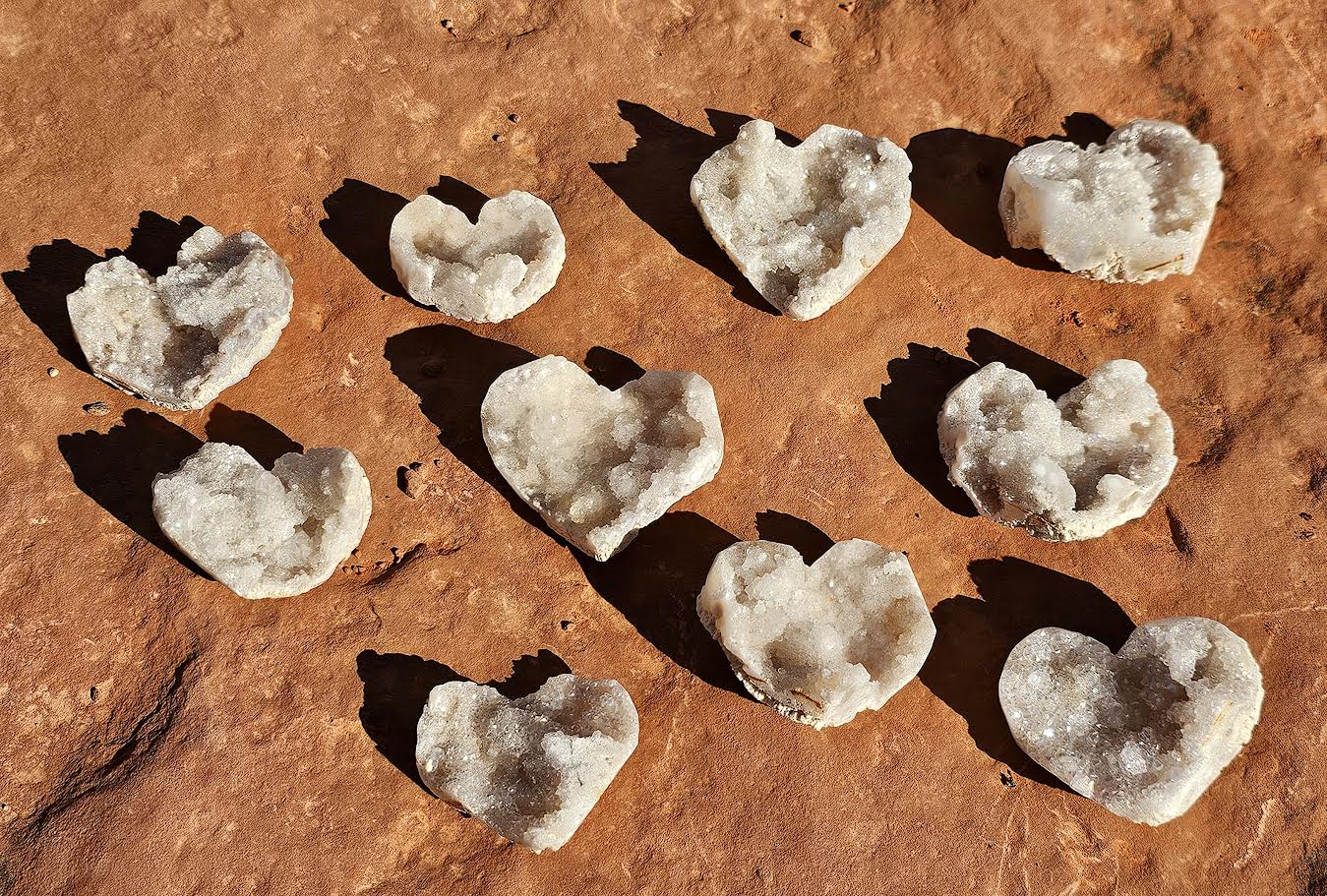 Quartz Druzy Heart