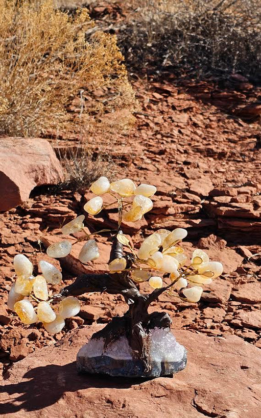 Citrine tree - small