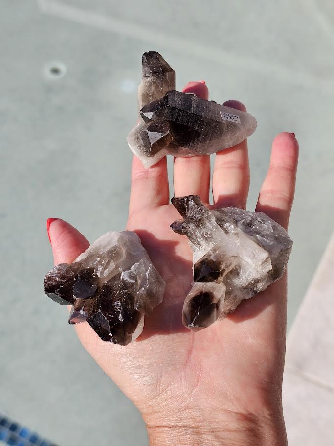 Smoky Quartz Cluster