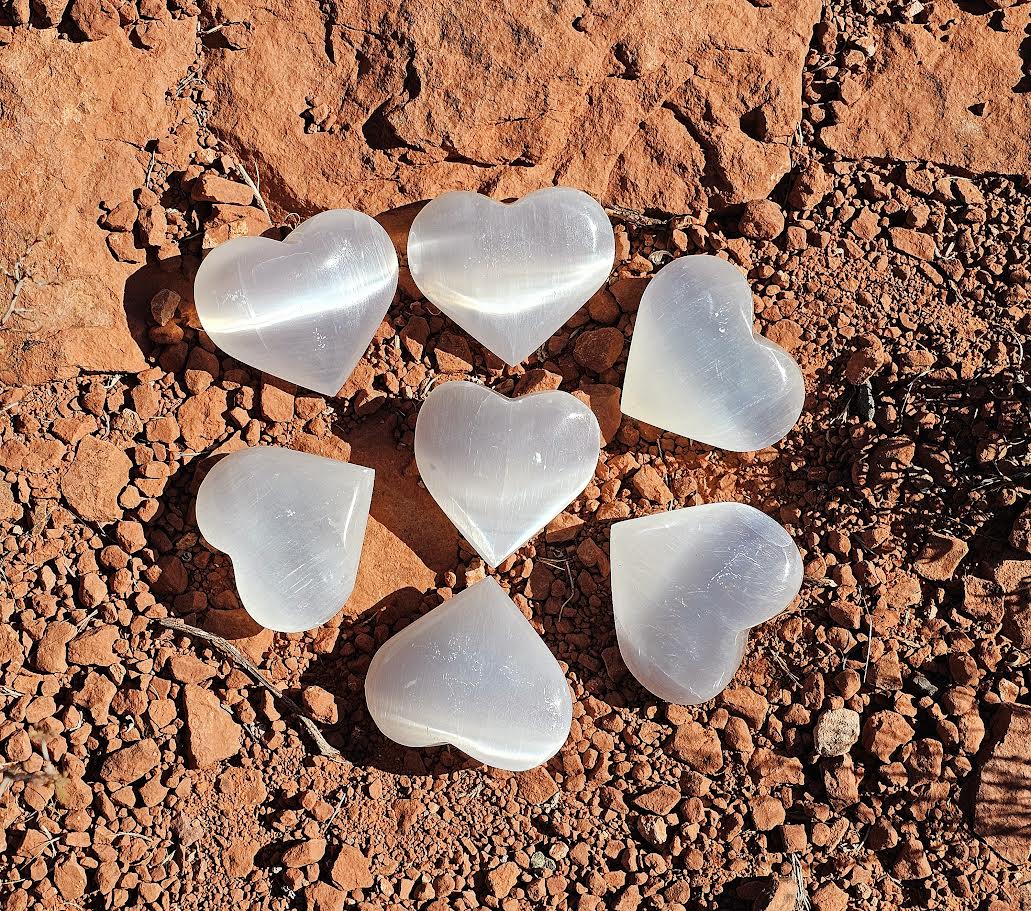 Selenite Heart