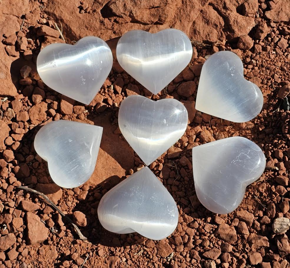 Selenite Heart