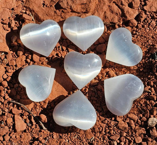 Selenite Heart