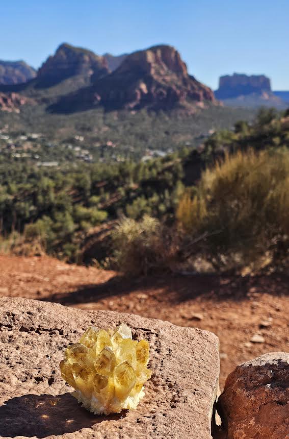 Citrine Crystal Cluster