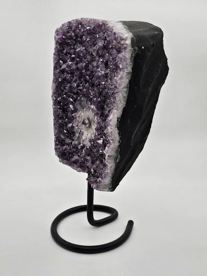 Amethyst Geode on a stand