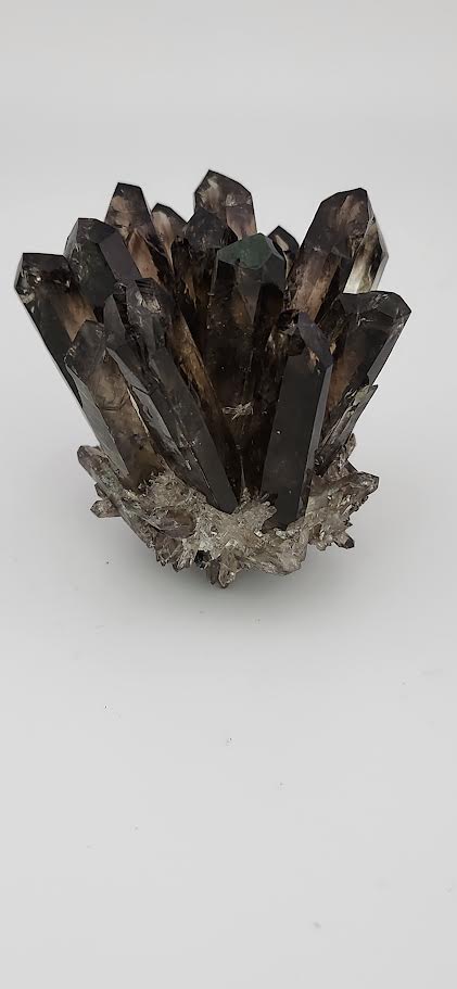 Smoky Quartz Crystal Cluster