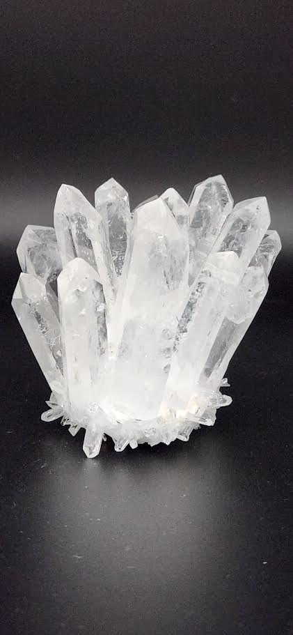 Clear/White Quartz Crystal Cluster