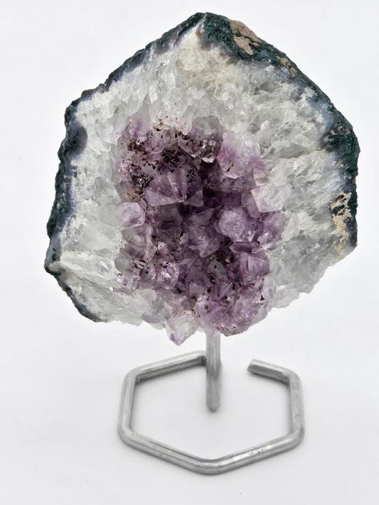 Amethyst Geode on a stand