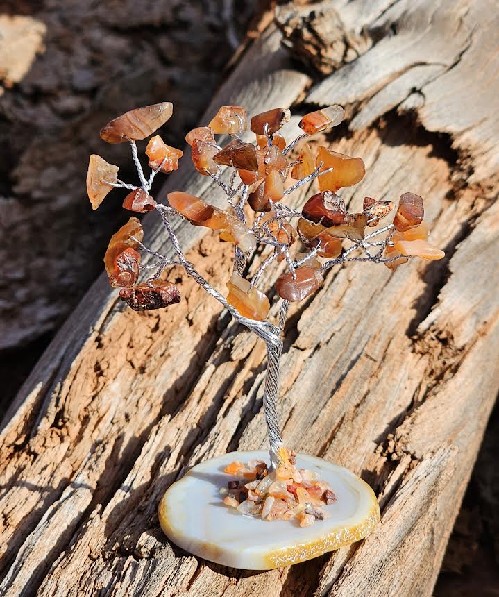 Carnelian Mini Gemstone Tree