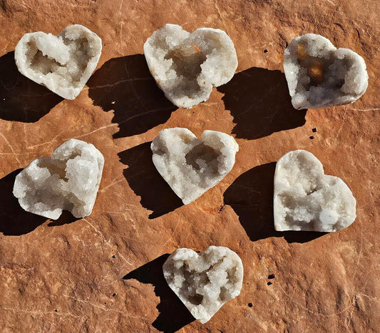 Quartz Druzy Sugar Heart