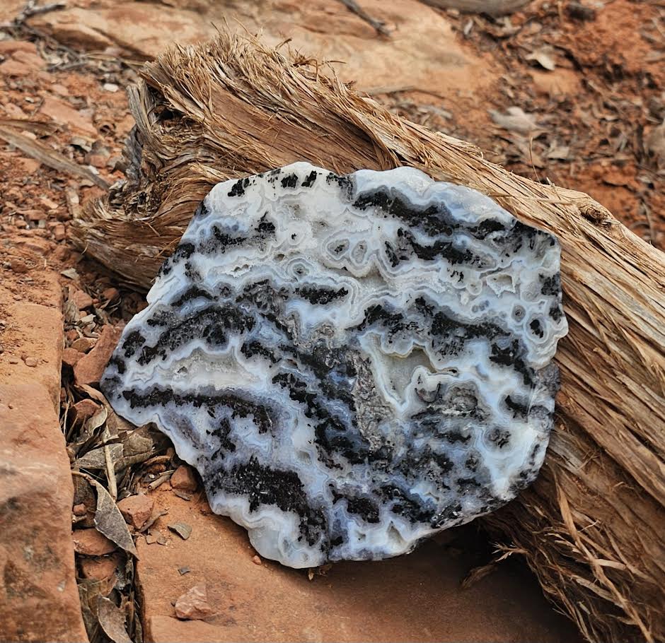 Zebra Lace Agate Slab