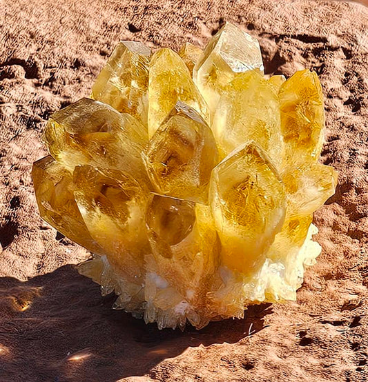 Citrine Crystal Cluster