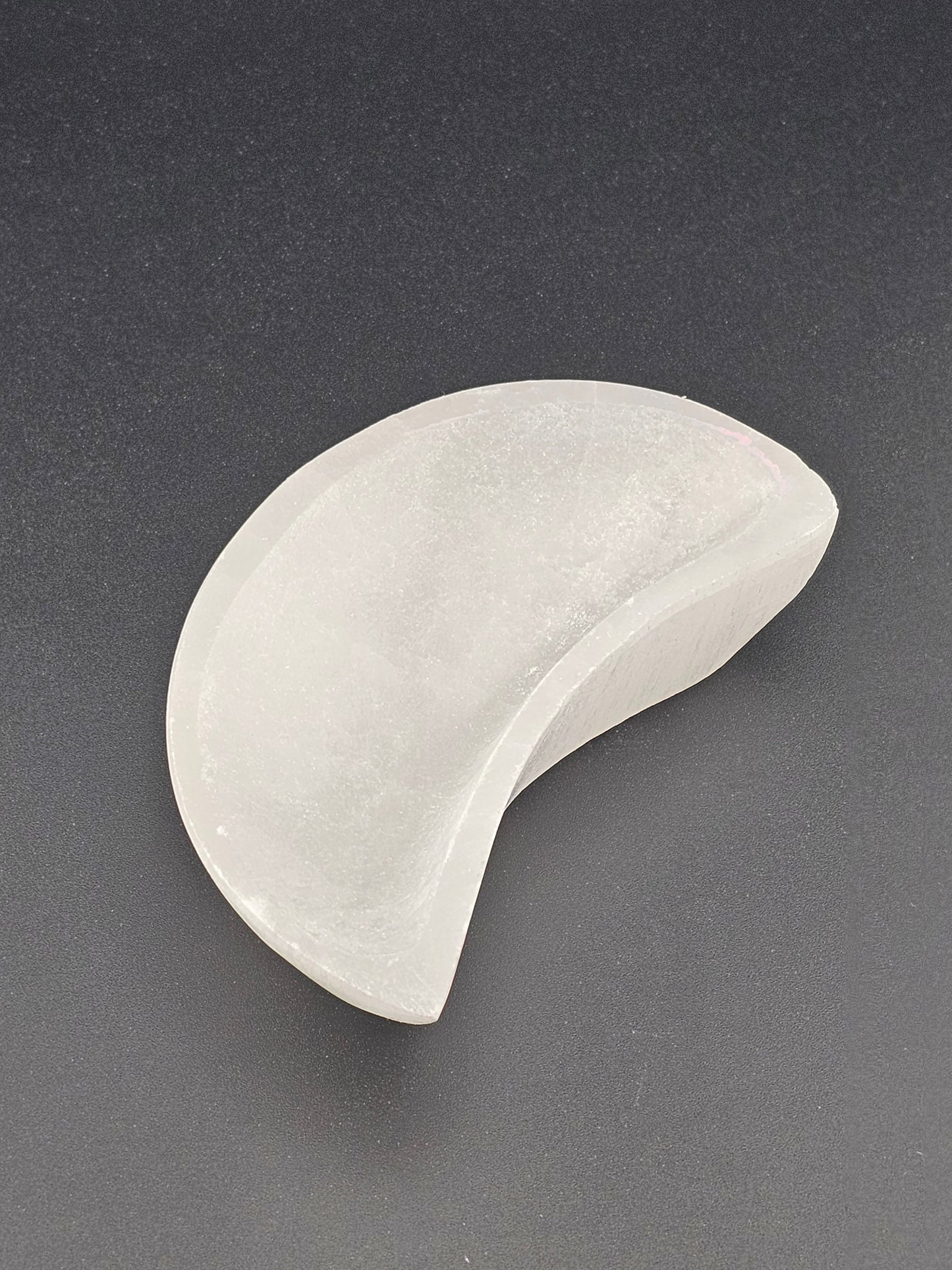 Selenite Crescent Moon Dish