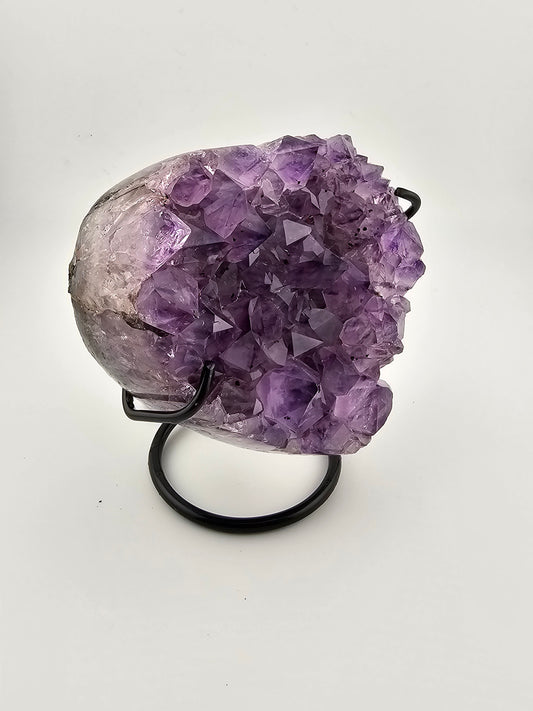 Amethyst Heart on stand